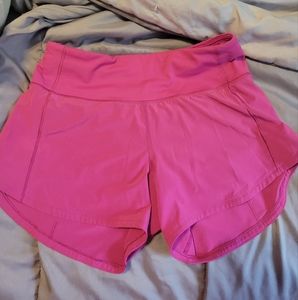 Lululemon pink speed ups 2.5